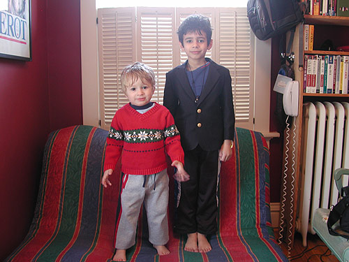 brothers<br>or when boys dress themselves.